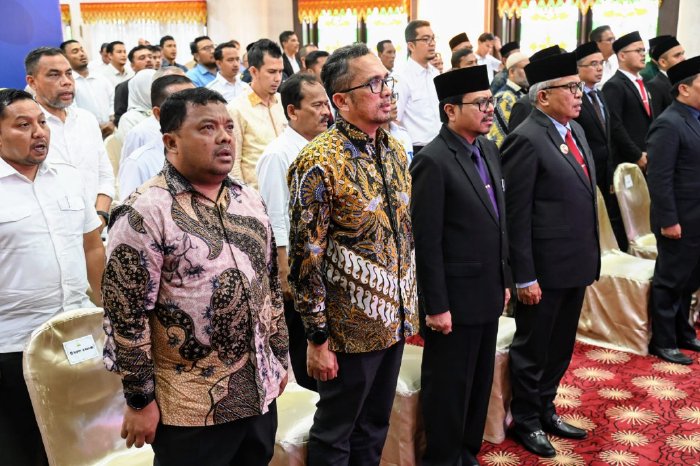 Wakili Pj Bupati, Sekda Aceh Besar Hadiri Pelantikan BPKS dan Direksi PEMA