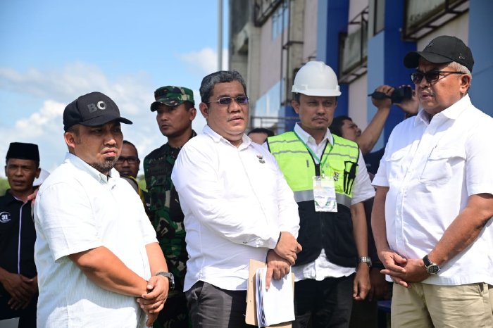 Pj Bupati Iswanto Dampingi Pj Gubernur Aceh Tinjau Venue Kurash di JSC
