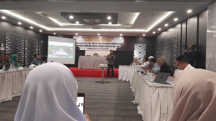 Lomba Tingkat Provinsi Aceh, Bueng Sidom Presentasikan Profil Gampong