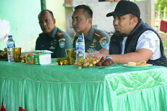 Pj Bupati Aceh Besar dan Dandim 0101/KBA Kunjungi Makoramil Pulo Aceh