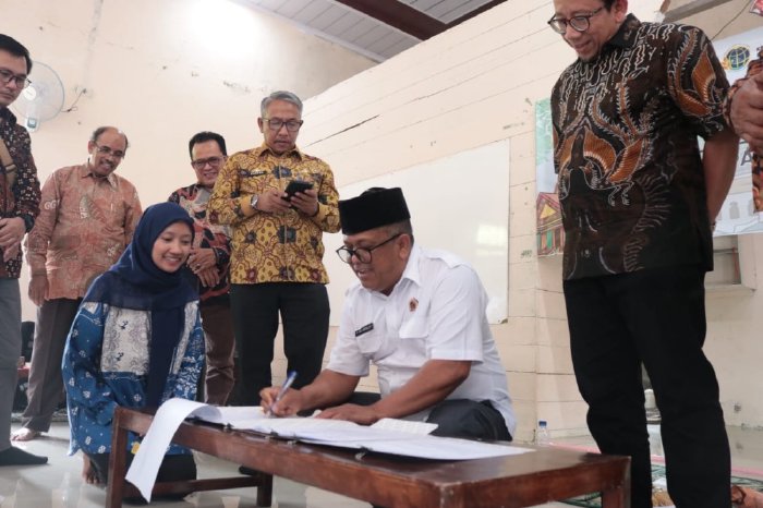 Wakili Pj Bupati, Asisten I Hadiri Kegiatan Sosialisasi Pengadministrasian dan Pendaftaran Tanah Ulayat