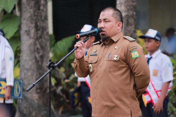 Pj Bupati Iswanto Kunjungi Guru dan Sekolahnya Dulu di SMPN 2 Ingin Jaya