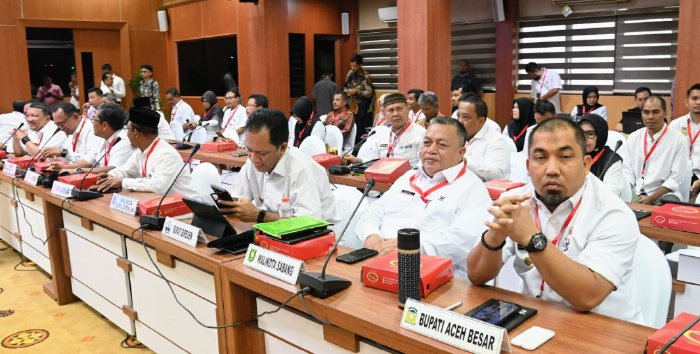 Pj Bupati Aceh Besar Ikut Rakor Penguatan Pemerintahan Gampong se-Aceh Tahun 2024