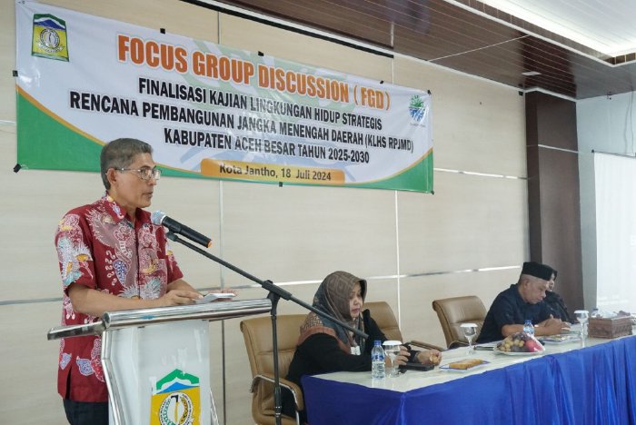 Pemkab Aceh Besar Gelar FGD Kajian Lingkungan Hidup Strategis RPJMD