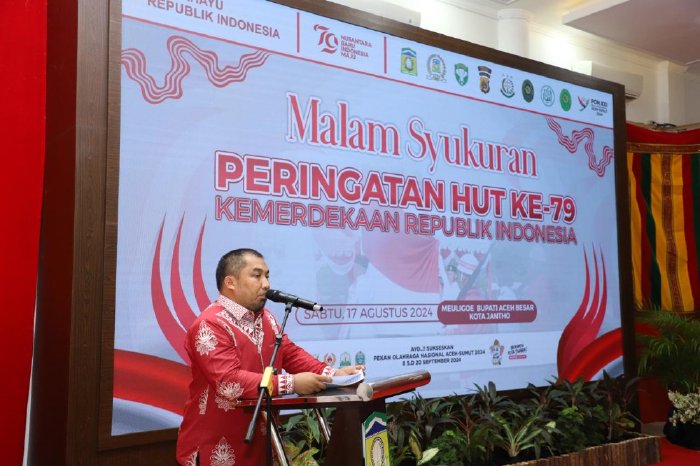 Pemkab Aceh Besar Gelar Malam Resepsi dan Syukuran HUT Ke-79 Kemerdekaan RI