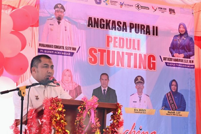 Pj Bupati Aceh Besar Lauching ILP dan Puskesmas Ramah Anak di Kuta Baro