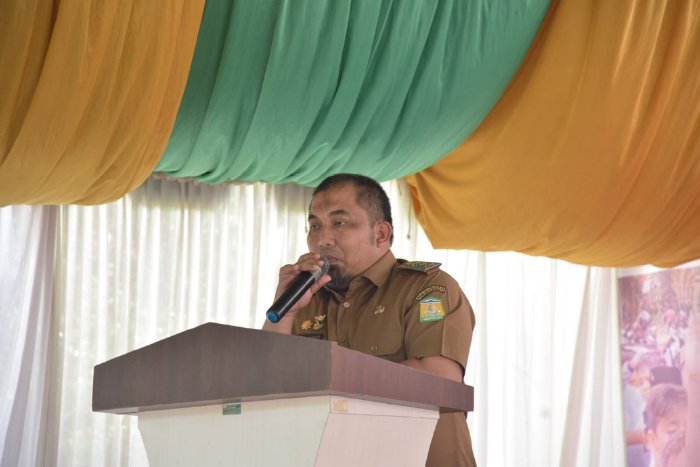 Pj Bupati Aceh Besar Hadiri Launching Program Genius Secara Serentak di SDN Lhok Seumeulu