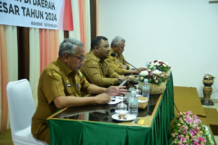 Wakili Pj Bupati, Sekda Pimpin Rapat Tim Pemantauan Perkembangan Politik di Aceh Besar
