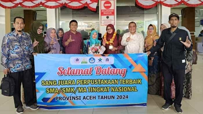 Perpustakaan SMAN 2 Unggul Ali Hasjmy Aceh Besar Raih Juara Harapan 1 Tingkat Nasional Tahun 2024