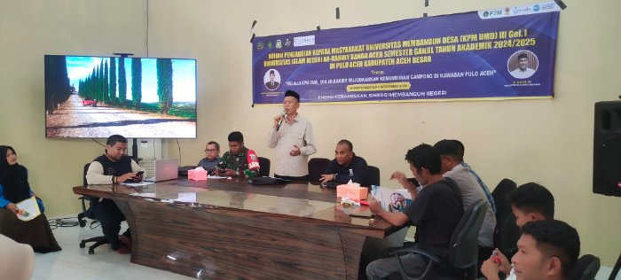 Wakili Pj Bupati, Camat Pulo Aceh Sambut Kedatangan 32 Mahasiswa KPM UMD UIN Ar-Raniry