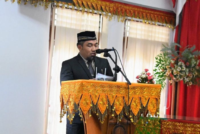 Pj Bupati Aceh Besar Hadiri Rapat Paripurna Pengucapan Sumpah Pimpinan DPRK Aceh Besar