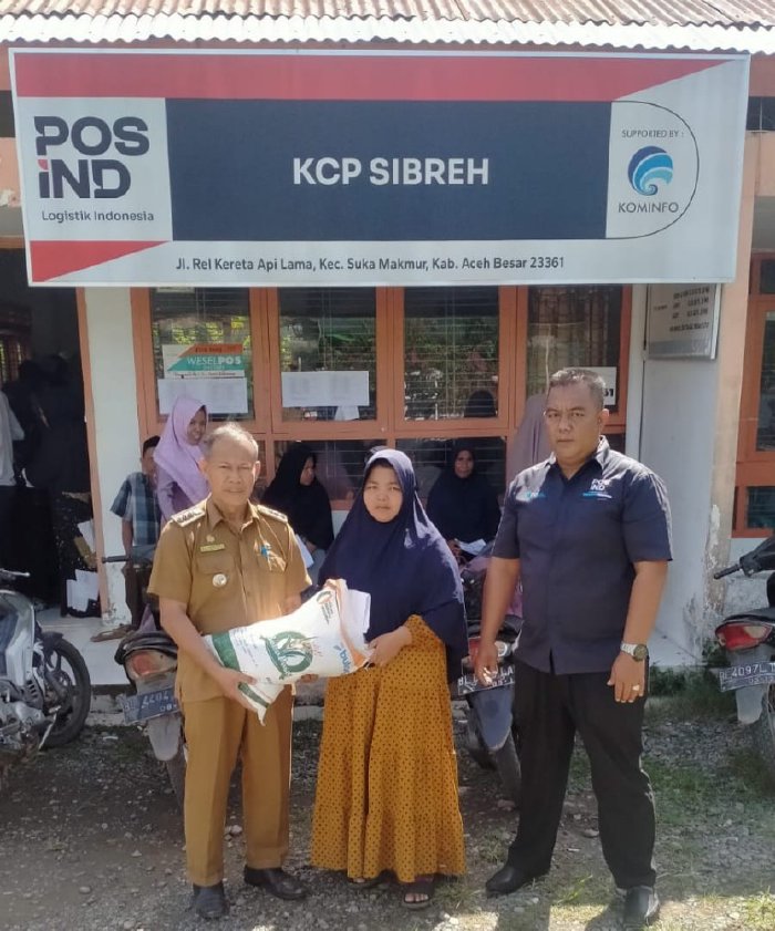 738 KPM Kecamatan Simpang Tiga Terima Bantuan CBP Tahap III