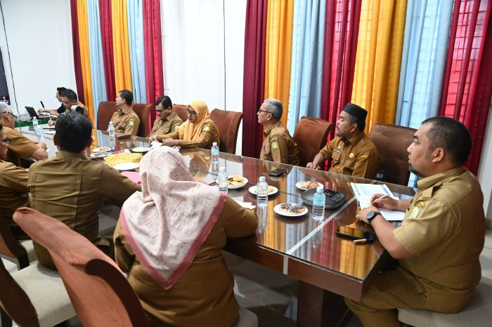 Pemkab Aceh Besar Gelar Rapat Konsultasi Asistensi Laporan Kinerja Pj Bupati