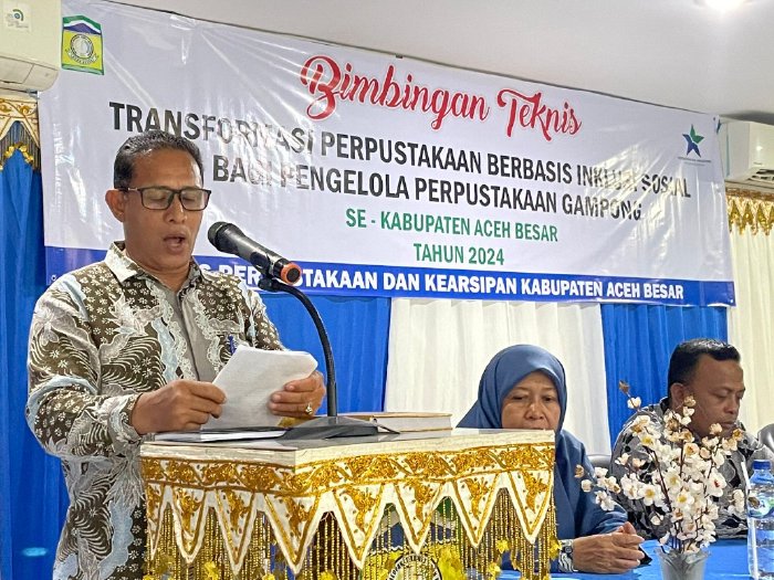 Aceh Besar Gelar Bimtek Bagi Pengelola Perpustakaan Gampong