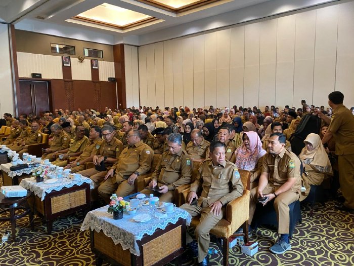 Wakili Pj Bupati, Asisten III Sekda Aceh Besar Ikuti Rakor Percepatan MCP KPK se Aceh Tahun 2024
