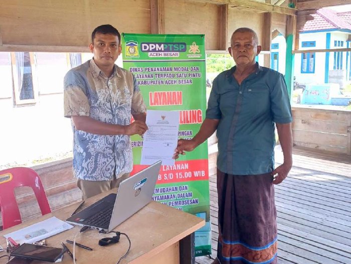 DMPTSP Aceh Besar Buka Layanan Perizinan Keliling Hingga Pulo Aceh