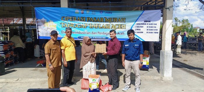 Pemkab Aceh Besar Kembali Gelar Operasi Pasar Murah di Lamteuba