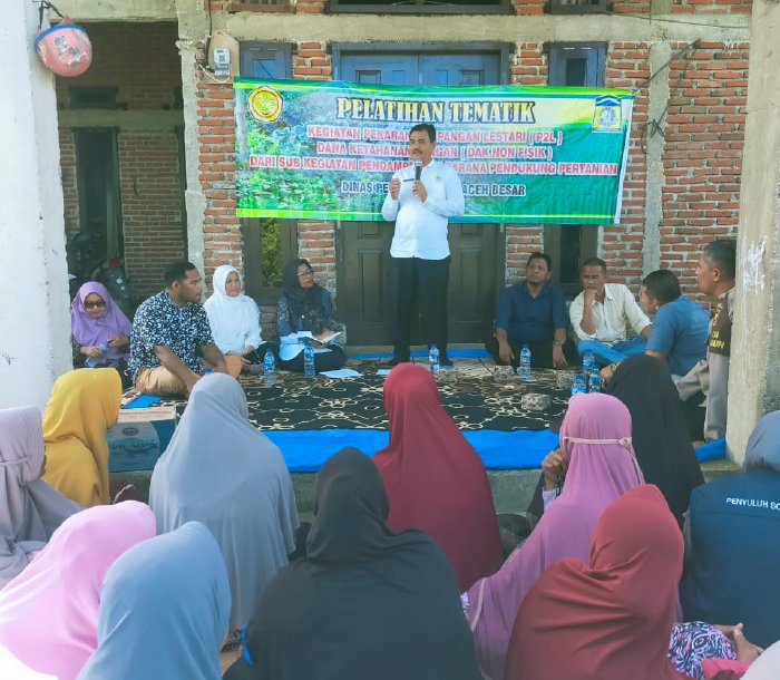 Dinas Pertanian Aceh Besar Gelar Pelatihan Pekarangan Pangan Lestari