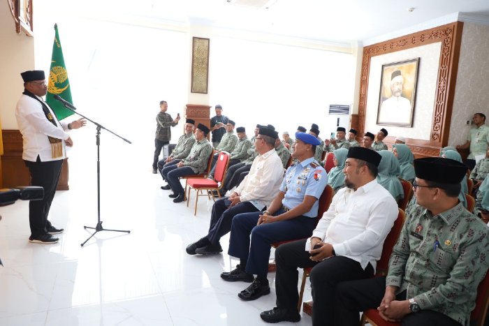 Pj Bupati Iswanto Hadiri Penglepasan Kafilah MTQ Korpri Aceh ke-6