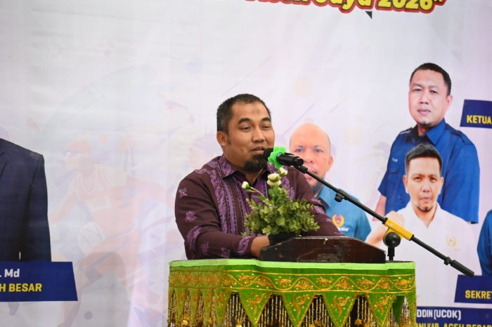 Buka Musorkab ke-9 KONI Aceh Besar, Pj Bupati Iswanto: Bina Atlet Lokal Agar Bonus tak Mengalir Keluar