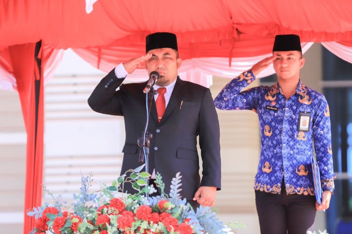 Pemkab Aceh Besar Gelar Upacara Gabungan Peringatan Hari Pahlawan ke-79