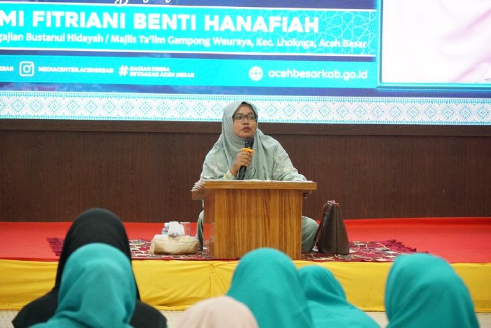 Kajian Rutin Halaqah TP-PKK Aceh Besar Kembali Digelar