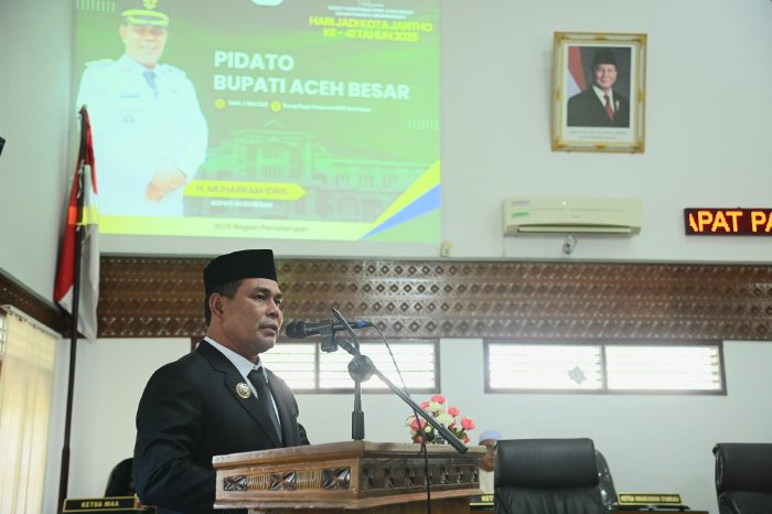 Paripurna HUT ke-41 Kota Jantho, Bupati Syech Muharram Ajak Semua Bersinergi Bangun Aceh Besar